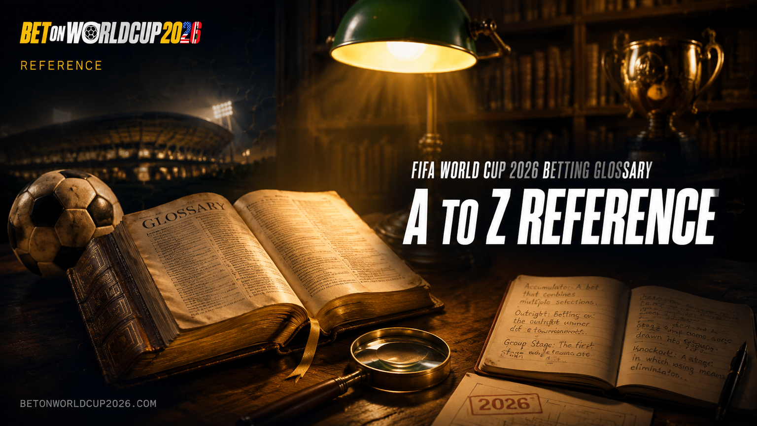 FIFA World Cup 2026 Betting Glossary — A to Z Reference